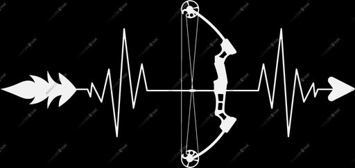 Archery Heartbeat DTF Transfer