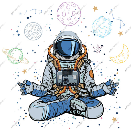 Astronaut Zen DTF Transfer