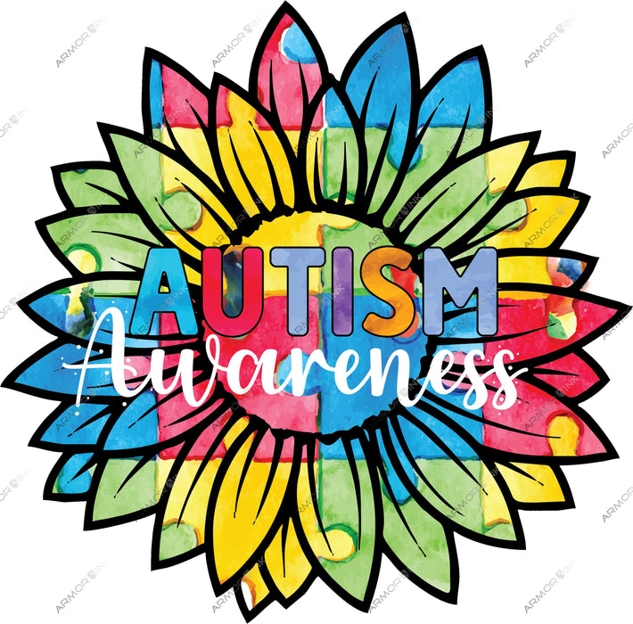 Autism Awareness DTF Transfer