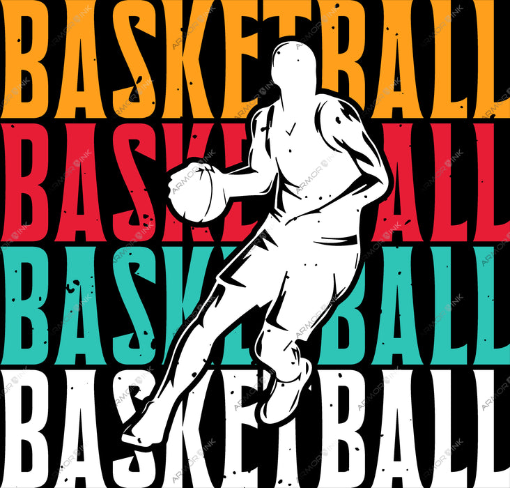 Basketball, Basketball, Basketball, Basketball DTF Transfer