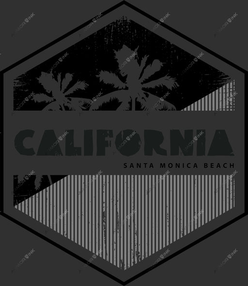 California Santa Monica DTF Transfer