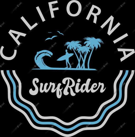 California Surf Riders DTF Transfer