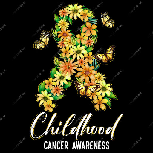 Childhood Cancer Awareness DTF Transfer