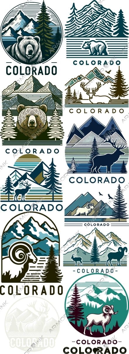 Colorado Pre - made 5 Foot (22x60) DTF Gang Sheet - Armor InkArmor InkArmor Ink3824 - 1108578115614Colorado Pre - made 5 Foot (22x60) DTF Gang Sheet