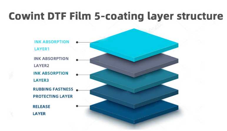 Cowint 24"x330' Double Matte Cold/Hot Peel DTF Film – Premium Quality – Authorized Distributor