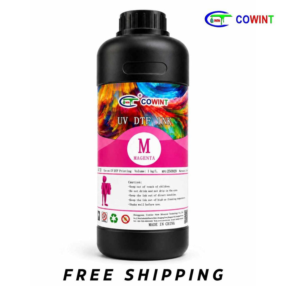 Cowint Magenta UVDTF Ink - 1 Liter DTF transfer