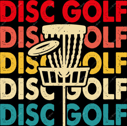 Disc Golf DTF Transfer