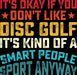 Disc Golf Smart People DTF Transfer