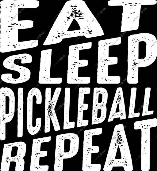 Eat Sleep Pickleball Repeat DTF Transfer
