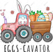 Eggs Cavator DTF Transfer