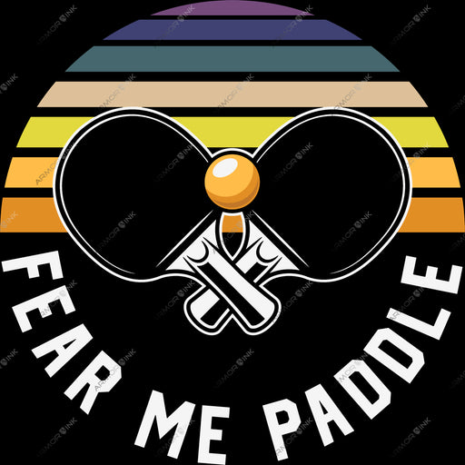 Fear Me Paddle DTF Transfer