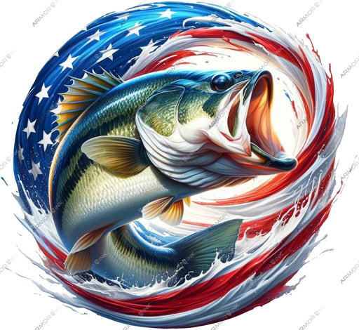 Fishing Flag DTF Transfer