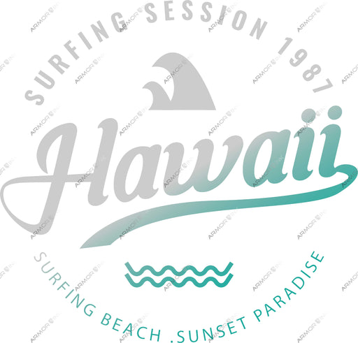 Hawaii Sunset Paradise DTF Transfer