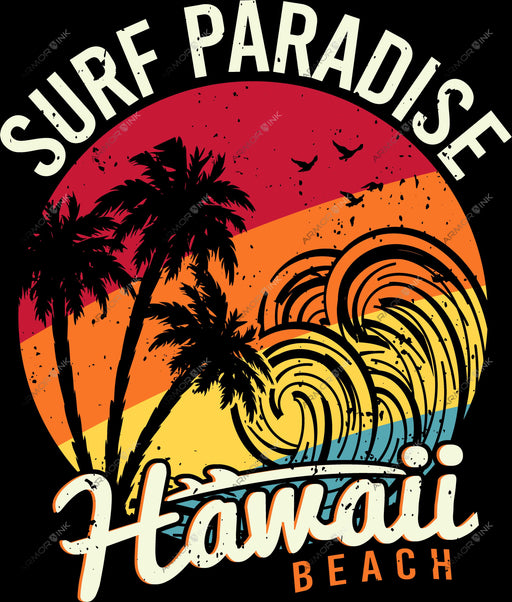 Hawaii Surfing DTF Transfer