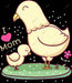 I Love Mom Little Bird DTF Transfer