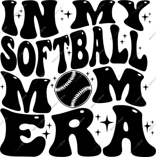 In My Softball Mom Era DTF Transfer