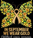 In September We Wear Gold Childhood Cancer Awareness DTF Transfer