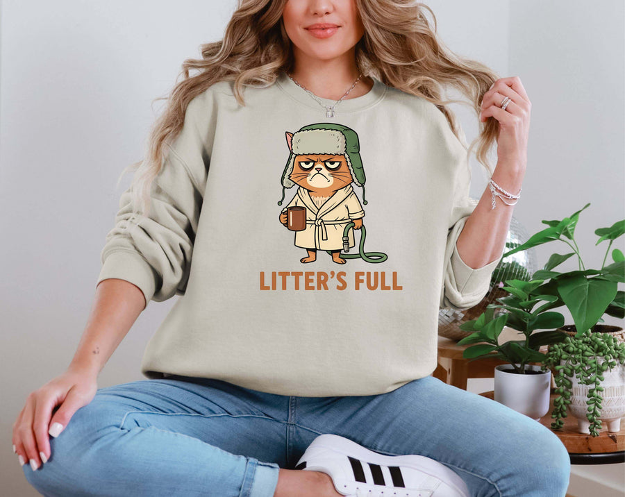 Litter's Full Cat DTF transfer