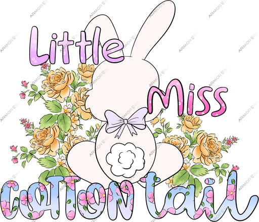 Little Miss Cotton Tail DTF Transfer
