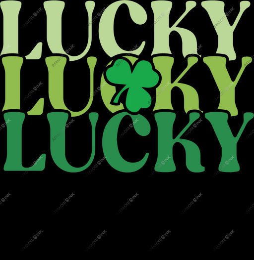 Lucky Lucky Lucky Mini DTF Transfer