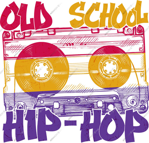 Old School Hip-Hop DTF Transfer