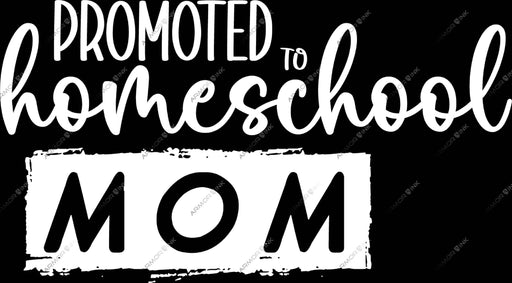 Promoted To Homeschool Mom DTF Transfer