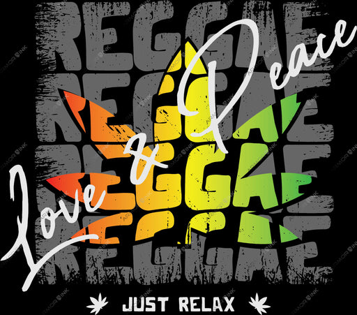 Reggae Just Relax DTF Transfer