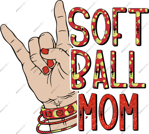 Softball Mom DTF Transfer