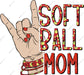 Softball Mom DTF Transfer