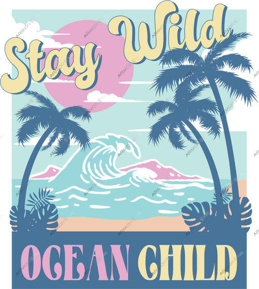 Stay Wild Ocean Child DTF Transfer