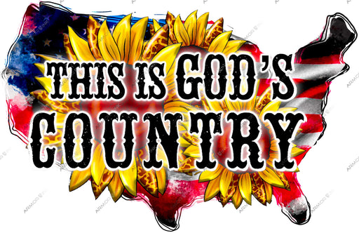 This Is God's Country DTF Transfer