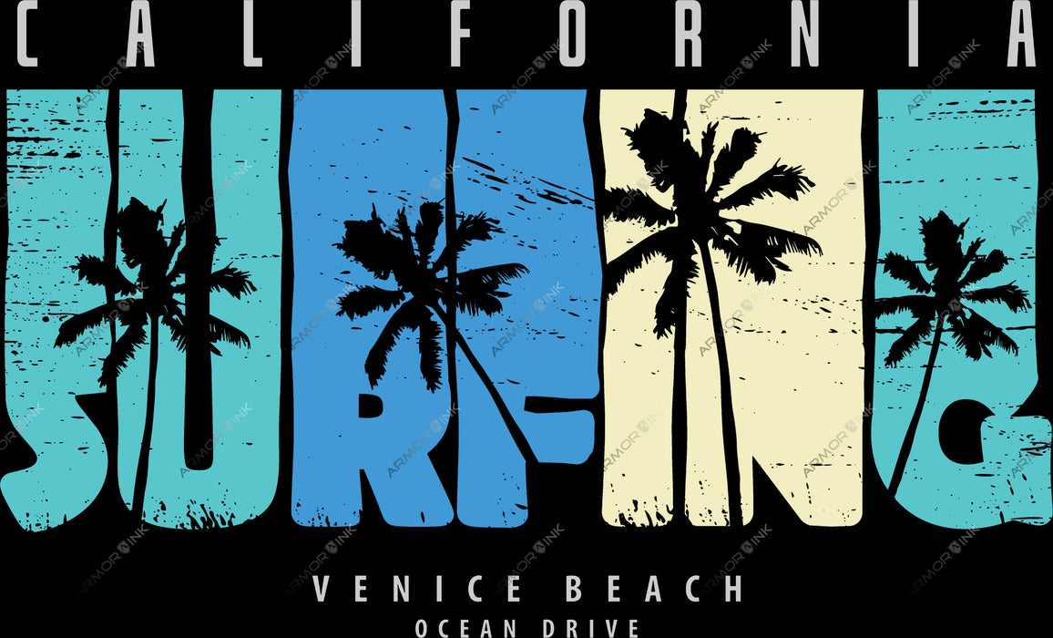 Venice Beach Ocean Drive DTF Transfer
