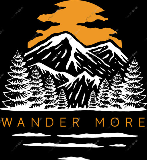 Wander More DTF Transfer