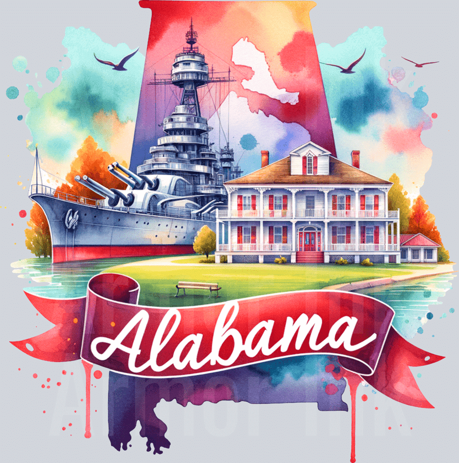 Alabama DTF transfer