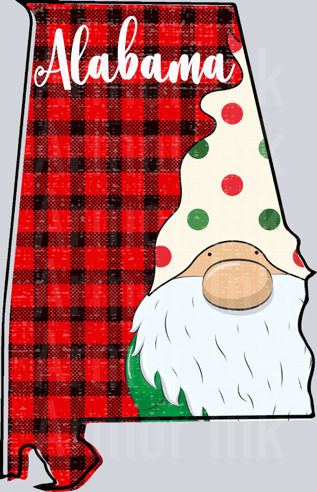 Alabama Knome DTF transfer
