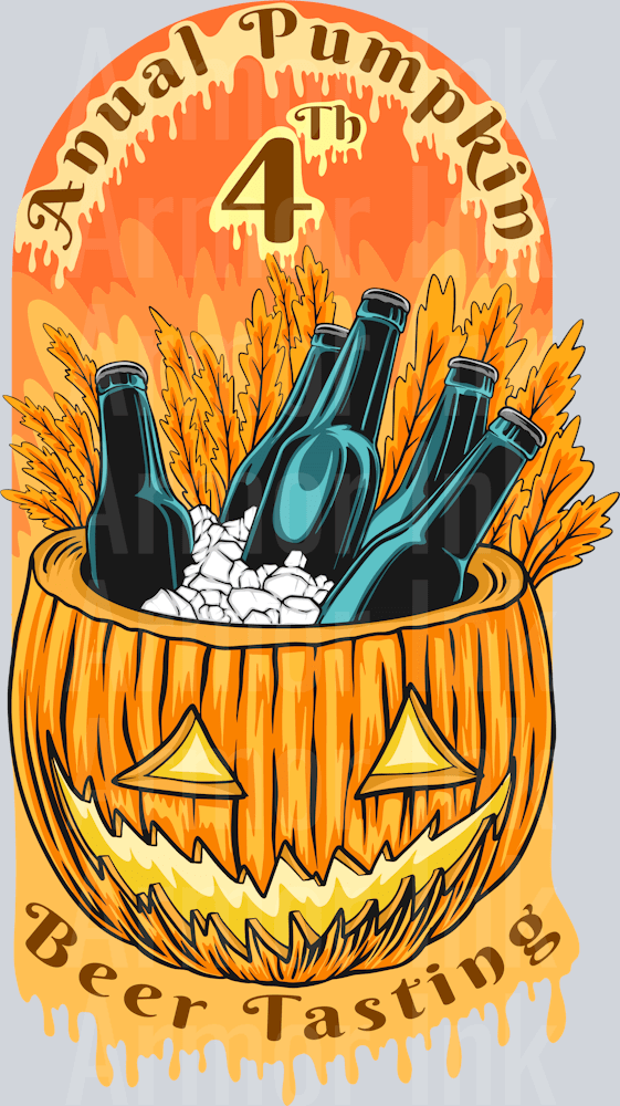 Annual Pumpkin Beer Tasting DTF transfer