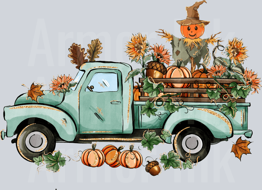 Autumn Truck DTF transfer