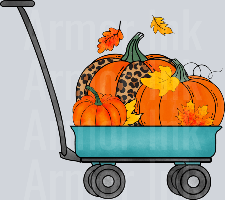 Autumn Wheel Barrow DTF transfer