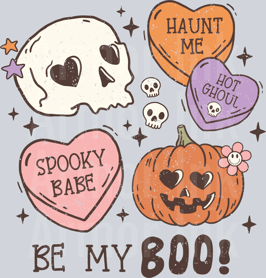 Be My Boo DTF transfer