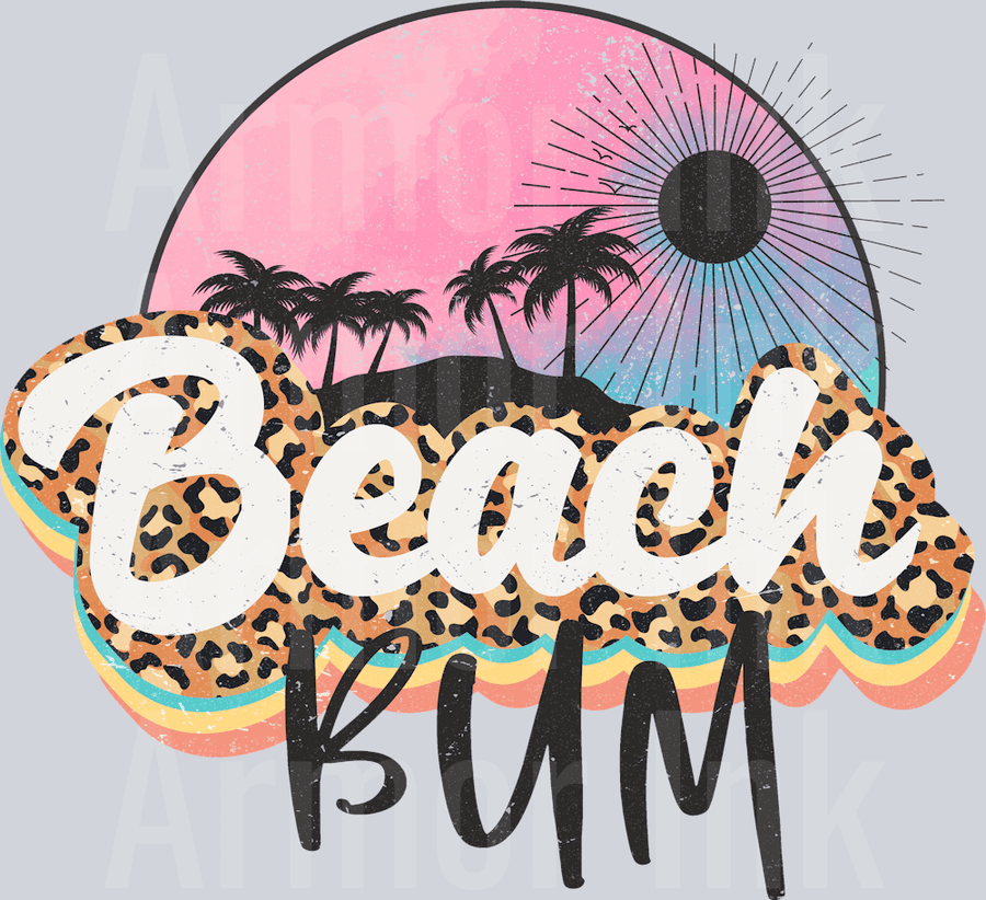 Beach Bum DTF transfer