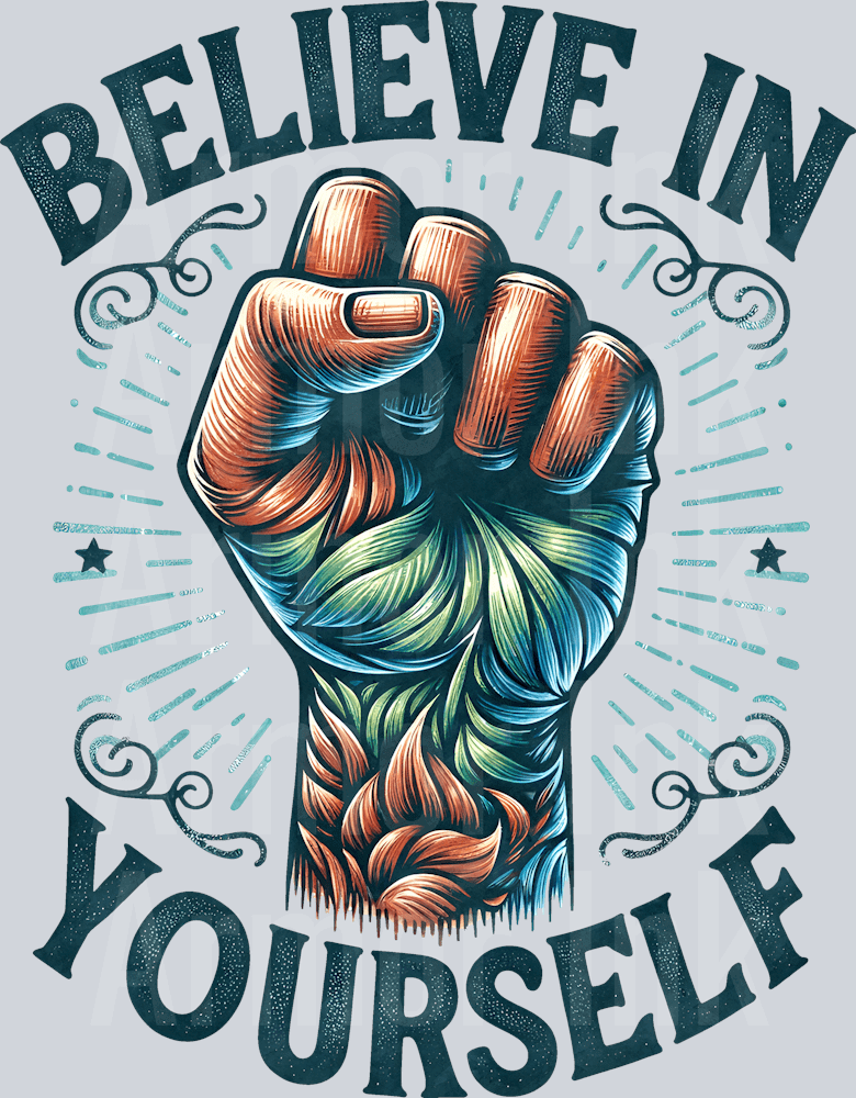 Believe In Yourself DTF transfer