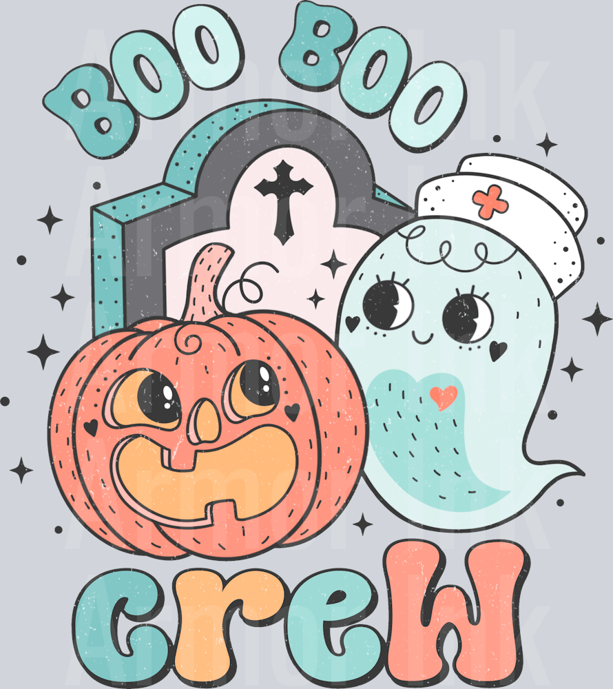 Boo Boo Crew DTF transfer