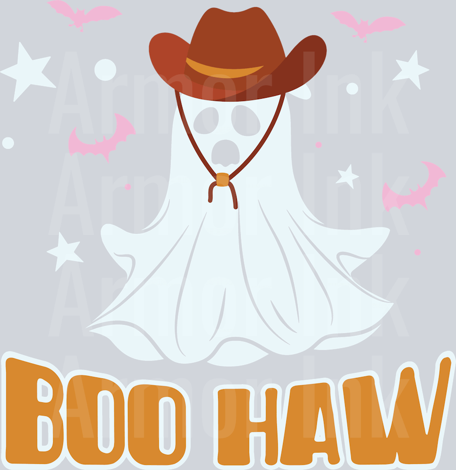 Boo Haw DTF transfer
