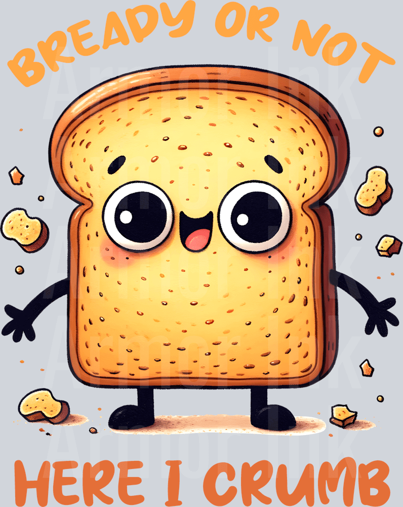 Bready or Not DTF transfer
