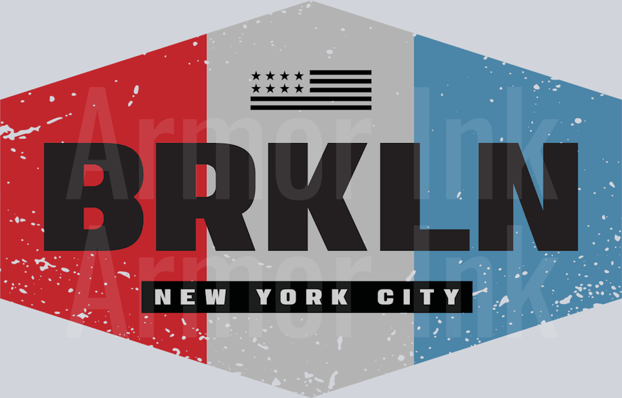 Brkln New York City DTF transfer