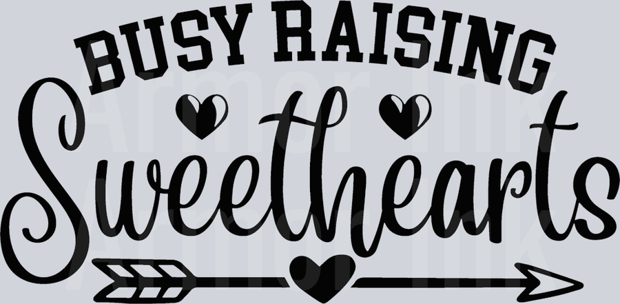 Busy Raising Sweethearts DTF transfer