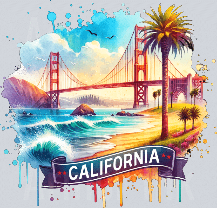 California DTF transfer