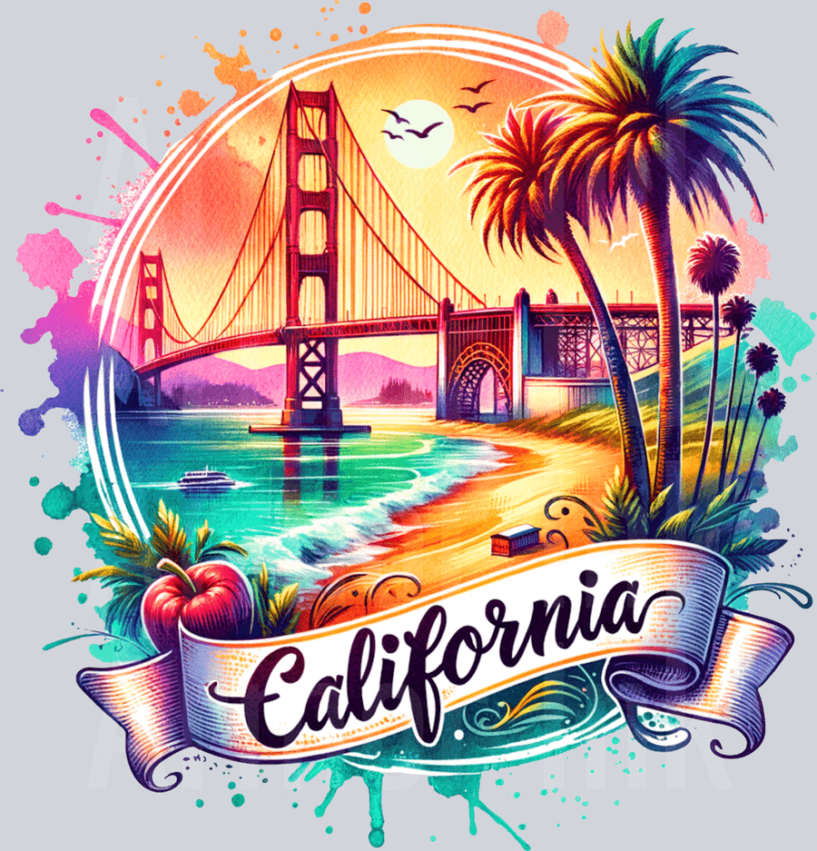 California DTF transfer