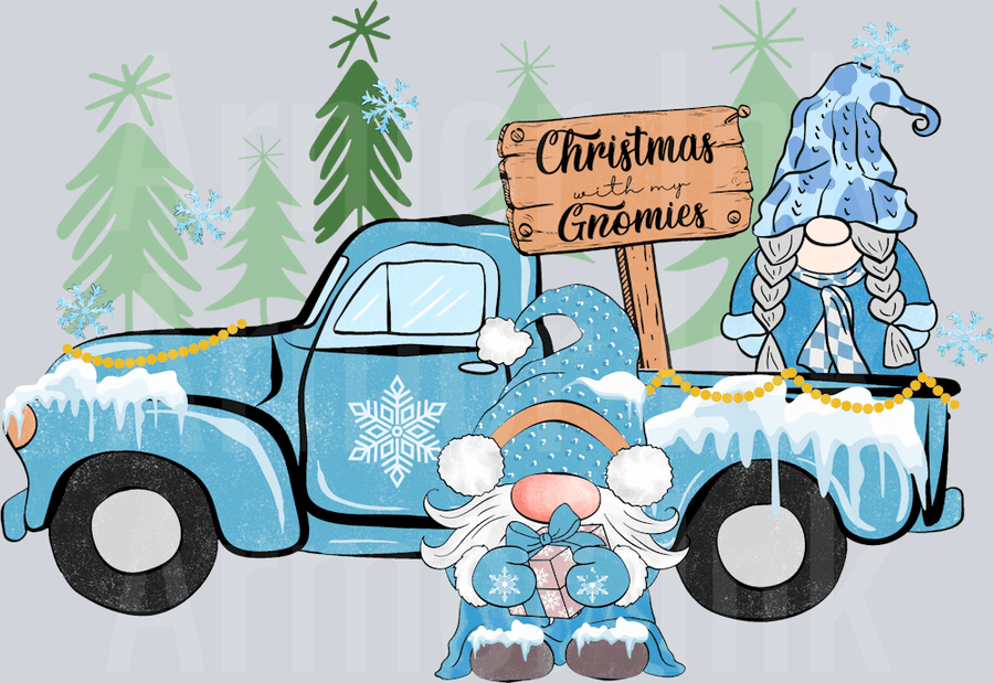 Christmas With My Snowmies DTF transfer