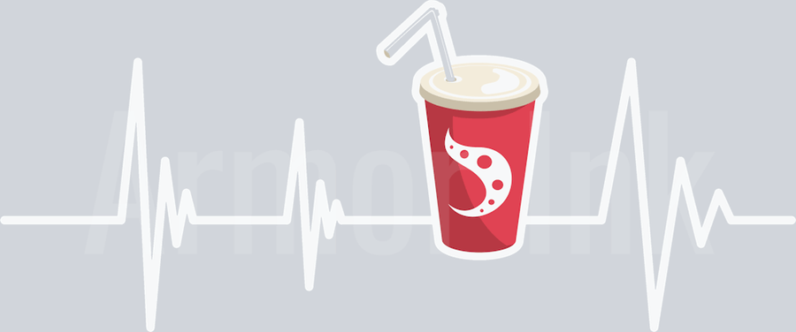 Cola Heartbeat DTF transfer